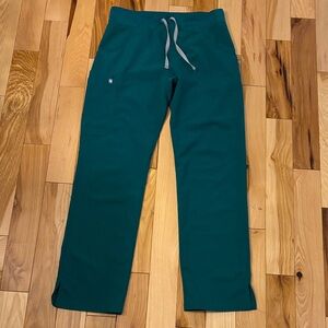 Figs hunter green scrub pants